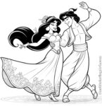Tańczący Aladyn i Dżasmina