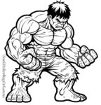 Hulk w pozycji bojowej