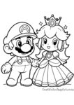 Mario i księżniczka z Mario Bross