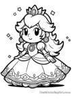 Księżniczka - Księżniczka Toadstool z Mario Bros