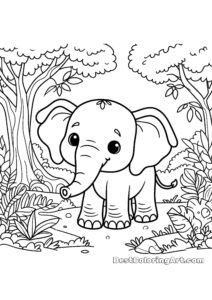 słonie w dżungli