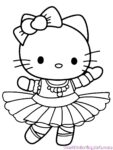 prosta balerina hello kitty