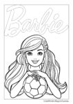 Barbie z piłką