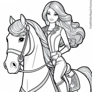 Barbie z koniem