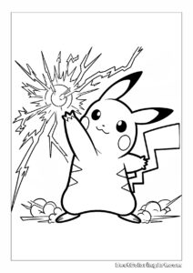 Pikachu używa ataków elektrycznych
