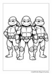 Trzy żółwie ninja